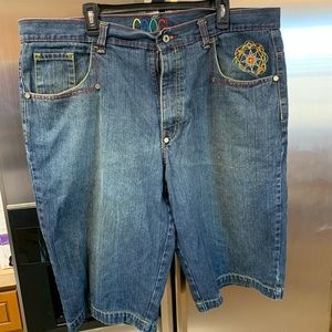 Mens coogi Australian denim shorts 42